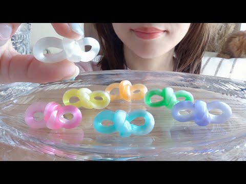 【咀嚼音】パリパリ食感がたまらない美しすぎる"千代結"を食べる【ASMR/EATINGSOUNDS】