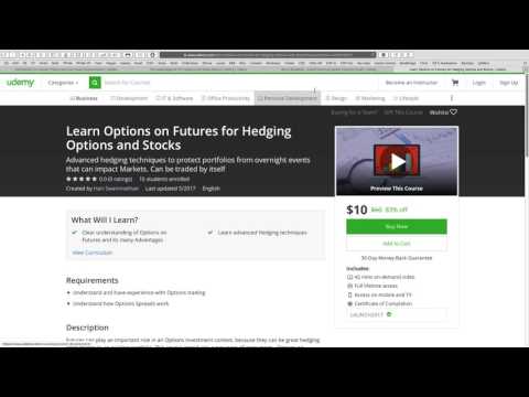 Launched 4 Udemy Advanced courses on Futures and Options