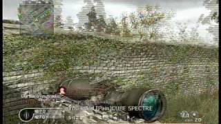 Call of Duty 4 (COD4) Multiplayer GamePlay on Overgrown Sniping Xbox 360