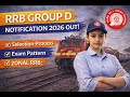 RRB Group D Notification 2026 OUT 🔥 Eligibility, Exam Pattern &amp; Selection Process | Zonal RRB