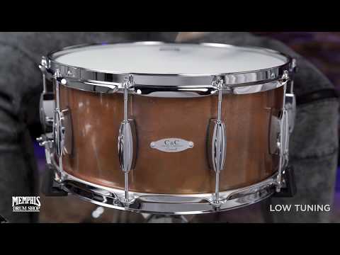C&C 14x6.5 Steel Snare Drum - Aged Copper (CCST1465ACU)