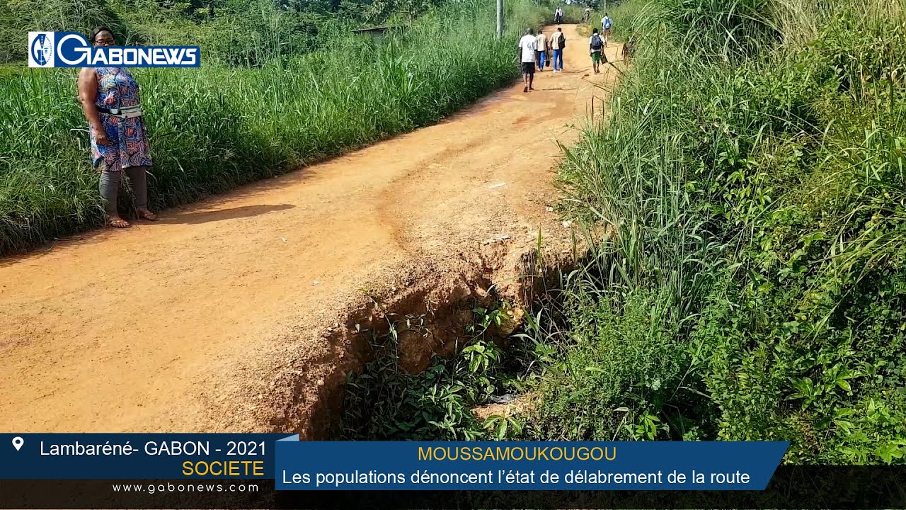 GABON/SOCIETE:Quartier Moussamoukougou, les populations dénoncent l'état de délabrement de la route