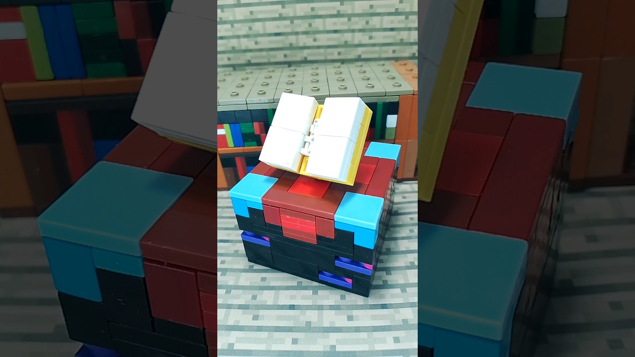 Lego Minecraft Enchanting Table(tutorial) 