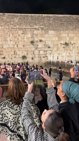 Lag B'Omer celebrations at the Western Wall Jerusalem Israel 2024