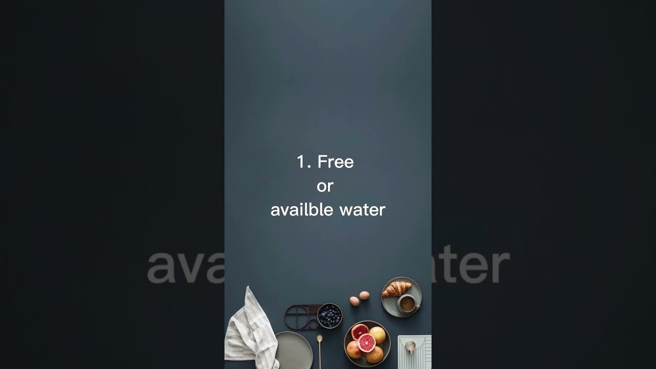 What Is Free Water And Bound Water In Foods Water What Is Free Water And Bound Water In Foods Water