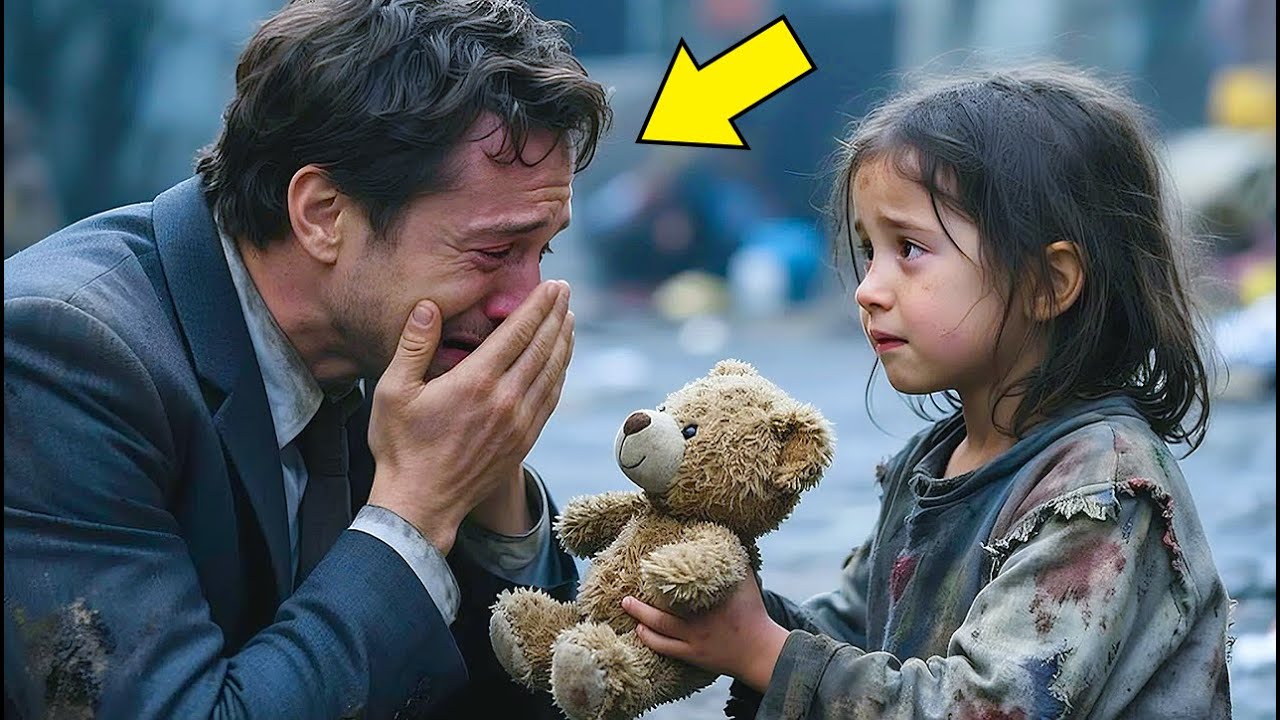 6-JÄHRIGES OBDACHLOSES MÄDCHEN HILFT WEINENDEM MANN, OHNE ZU WISSEN, DASS ER MILLIONÄR WAR…