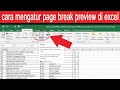 cara mengatur page break preview di excel