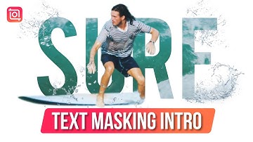 Text Masking Intro Tutorial | 🎞️How to Add Video Inside Text with InShot