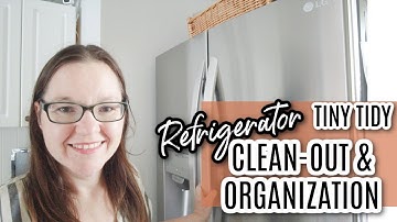 *NEW* TUESDAY TINY TIDY QUICK REFRIGERATOR CLEAN WITH ME & ORGANIZATION | CLEAN WITH ME |#tinyti