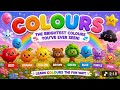 The Colors Song for Toddlers | Alishba Kids Learning Fun | Nursery Rhymes for USA Kids