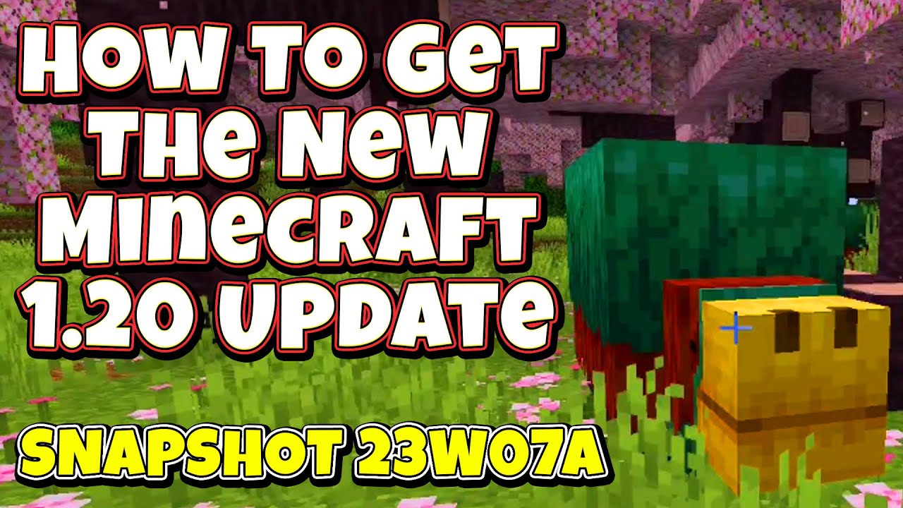 Minecraft 1.20 adding Archaeology, Cherry Blossom Biome and a Sniffer mob