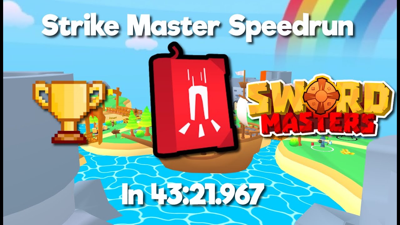 (Former WR) 43:22 - Strike Master Book Speedrun FULL RUN! | SwordMasters.io Speedrun