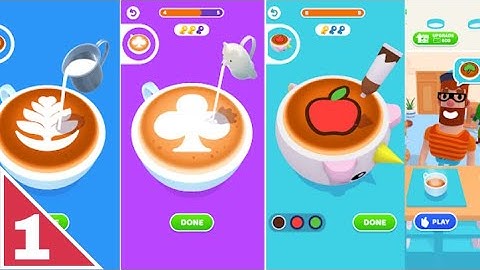 Coffee Shop 3D App Game - Gameplay Walkthrough Part 1 - Level 1-15 iOS, Android HD Offline Games