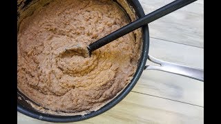 Homemade Refried Beans | SAM THE COOKING GUY