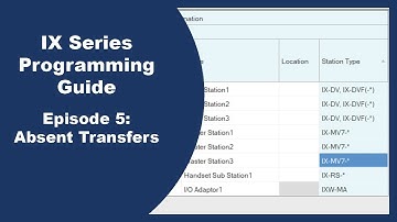 IX Series Programming Episode 5:  Absent Transfers
