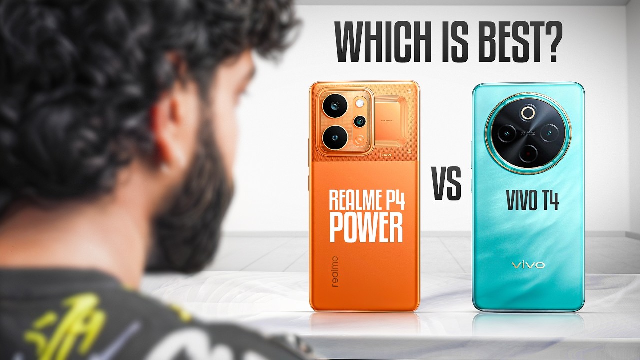 Realme P4 Power vs Vivo T4 - Which Phone LASTS LONGER?