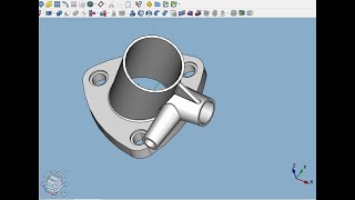 FreeCAD.#59. Верстак "Part". Часть 15. Объединение стеновых объектов. Пример создания модели.