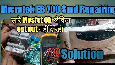 Microtek EB 700 Repairing In Hindi !! How To Repair Microtek EB 700 Sinewave
