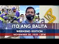 UNTV: Ito Ang Balita Weekend Edition | November 28, 2020 - 5pm