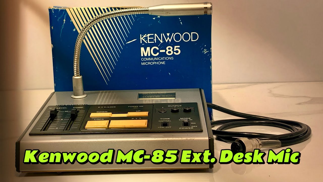229 KENWOOD/ケンウッド スタンドマイク/ 卓上マイク MC-85
