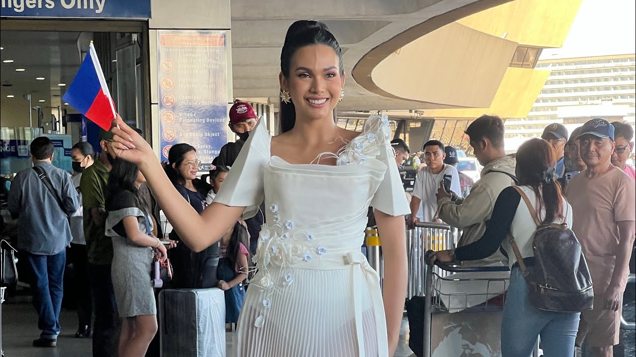 Miss Grand International 2024 CJ Opiaza departs to Thailand for Her Crowning Ceremony 👑✨🇵🇭