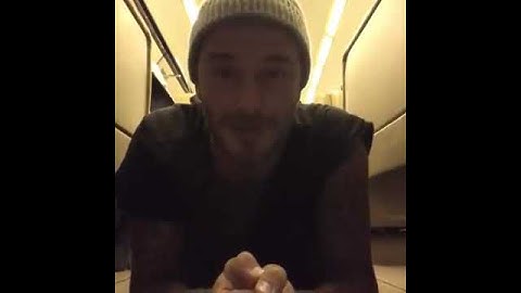 David Beckham 22 pushup video  Amazing Video 2017