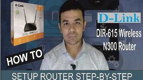 Dlink Router Setup Dir-615 Step-by-Step