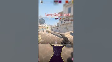 Larry goes 1v5 with just a pistol #cs2 #csgo #shorts #counterstrike  #gaming #cs2overpass
