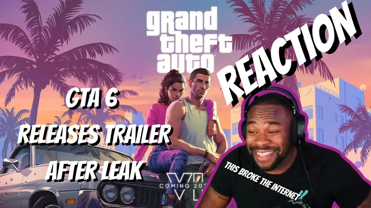 Grand Theft Auto VI Trailer 1 REACTION YouTube 