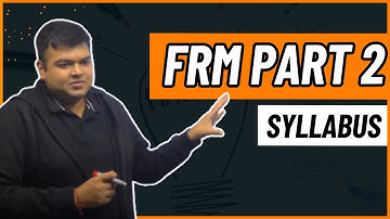 Complete syllabus of FRM P2