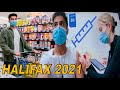 Getting my 1st Covid Vaccine in HALIFAX Canada | Grocery Haul | Raw Vlog