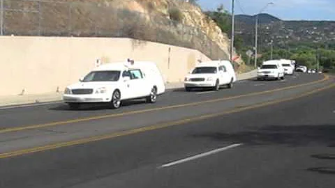 Procession brings home fallen Prescott Arizona Fir...