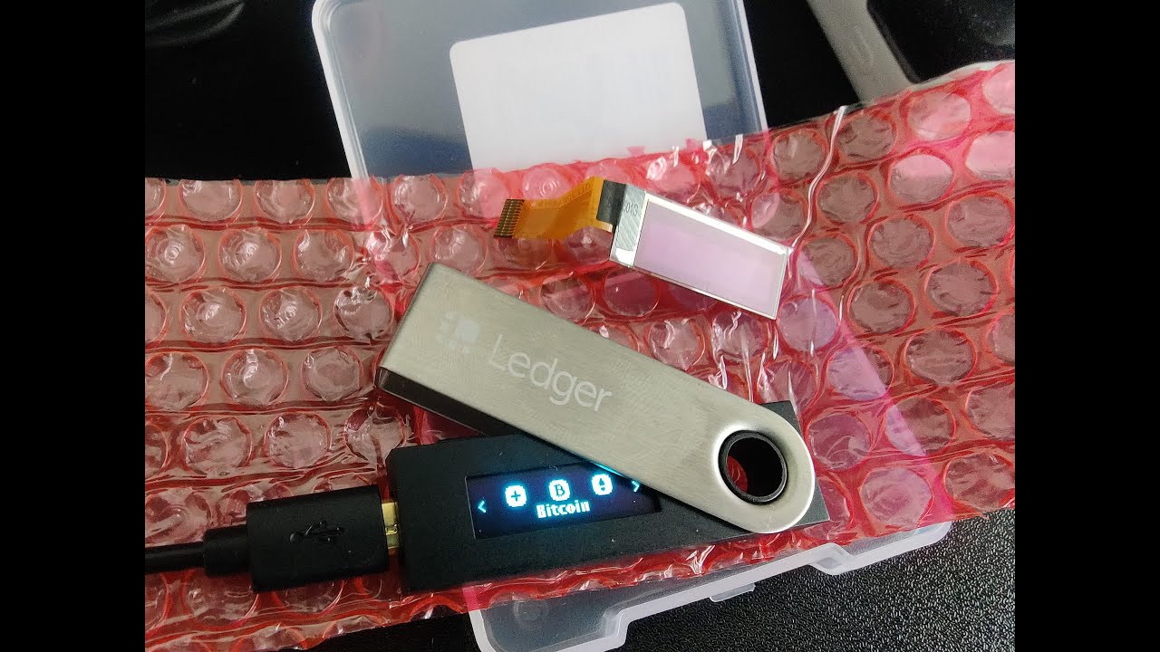 Ledger Nano S - Fix screen low backlight issue - YouTube