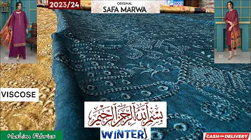 SAFA MARWA Original | Viscose Fancy Volume | Package Wala Volume | Hashim Fabrics