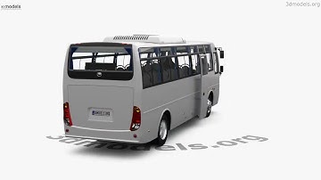 Yutong ZK5110XLH Bus with HQ interior 2024 3D model by 3DModels.org