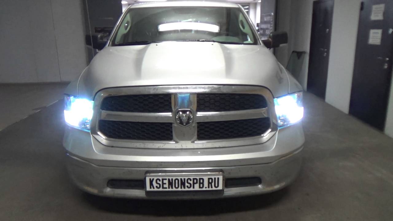 Dodge RAM 2009- . Bi-xenon HELLA 4 + HPL Crossfire