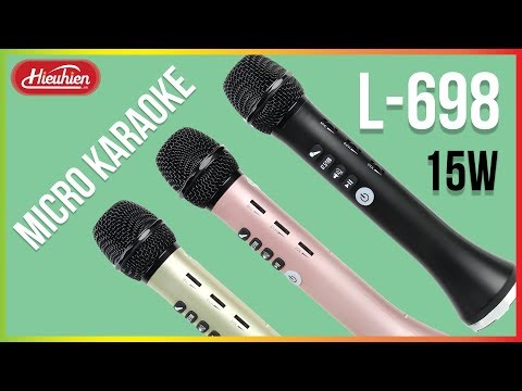 Mic Karaoke Trên Xe Hơi L-698 Tích Hợp FM, Công Xuất 15W Cực Kỳ Hay