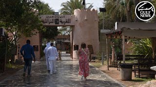 Explore traditional desert life at Emirates Heritage Village in Abu Dhabi