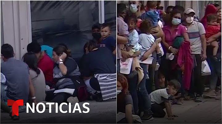 Cientos de inmigrantes se registran en albergues temporales | Noticias Telemundo