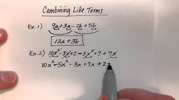 Combining Like Terms