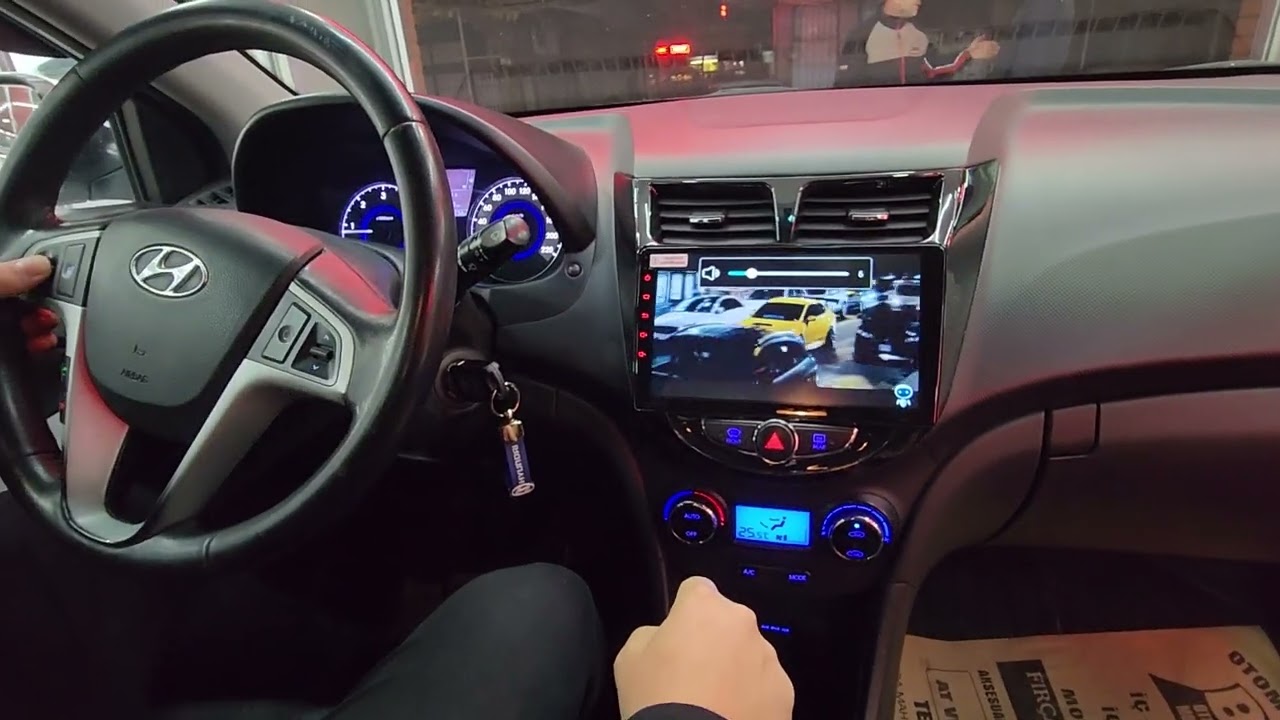 2014 Hyundai Accent Blue // Carplay Android Multimedya