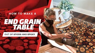 How to Make a Crazy End Grain Epoxy Resin Coffee Table