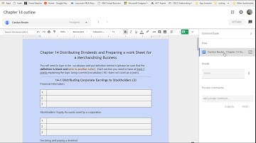Google Classroom Comment Bank