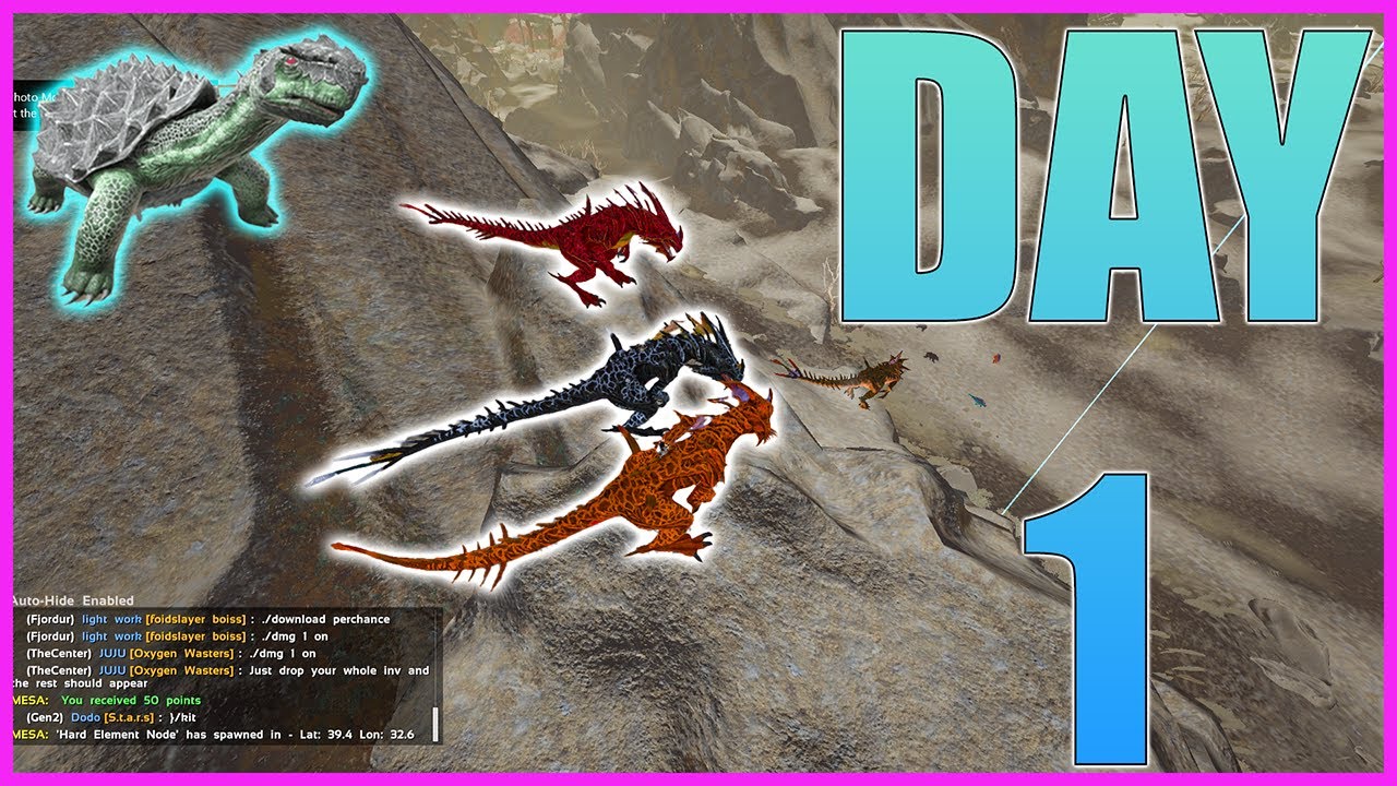 How 6 Players Survive 100 Days  on ARK’s Most Populated Server! - A Full ARK Wipe Story || MESA