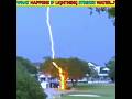 What happen if lightning strikes water shotrs jsfacts