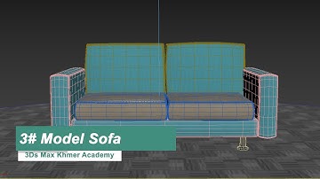 3Ds Max 2021 + V-ray 5  Tutorial [  Model Sofa   ] By #youtith