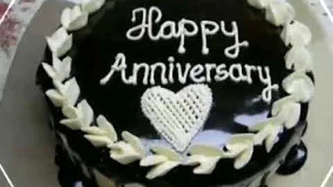 Happy Anniversary Cake Photos and Wedding Song Wishing