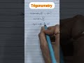 Trigonometry|| Class 9,10 #shorts #maths #shortsviral #trigonometry #mathstricks #learnmath #views