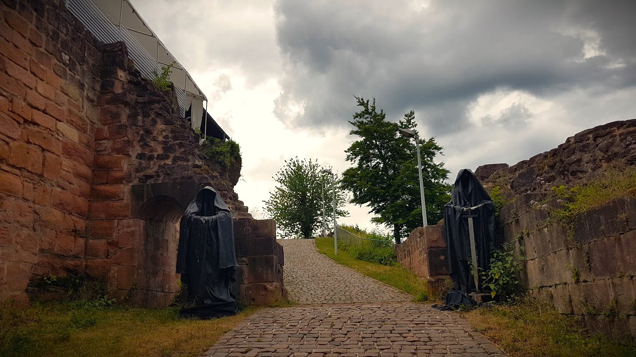 Die BURG LEMBERG im PFÄLZERWALD - Sandsteinfelsen BURG im NATURPARK - Südwestpfalz - 2022 - 4k