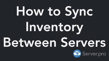 How to Link Inventory Items Between Servers - Minecraft Java